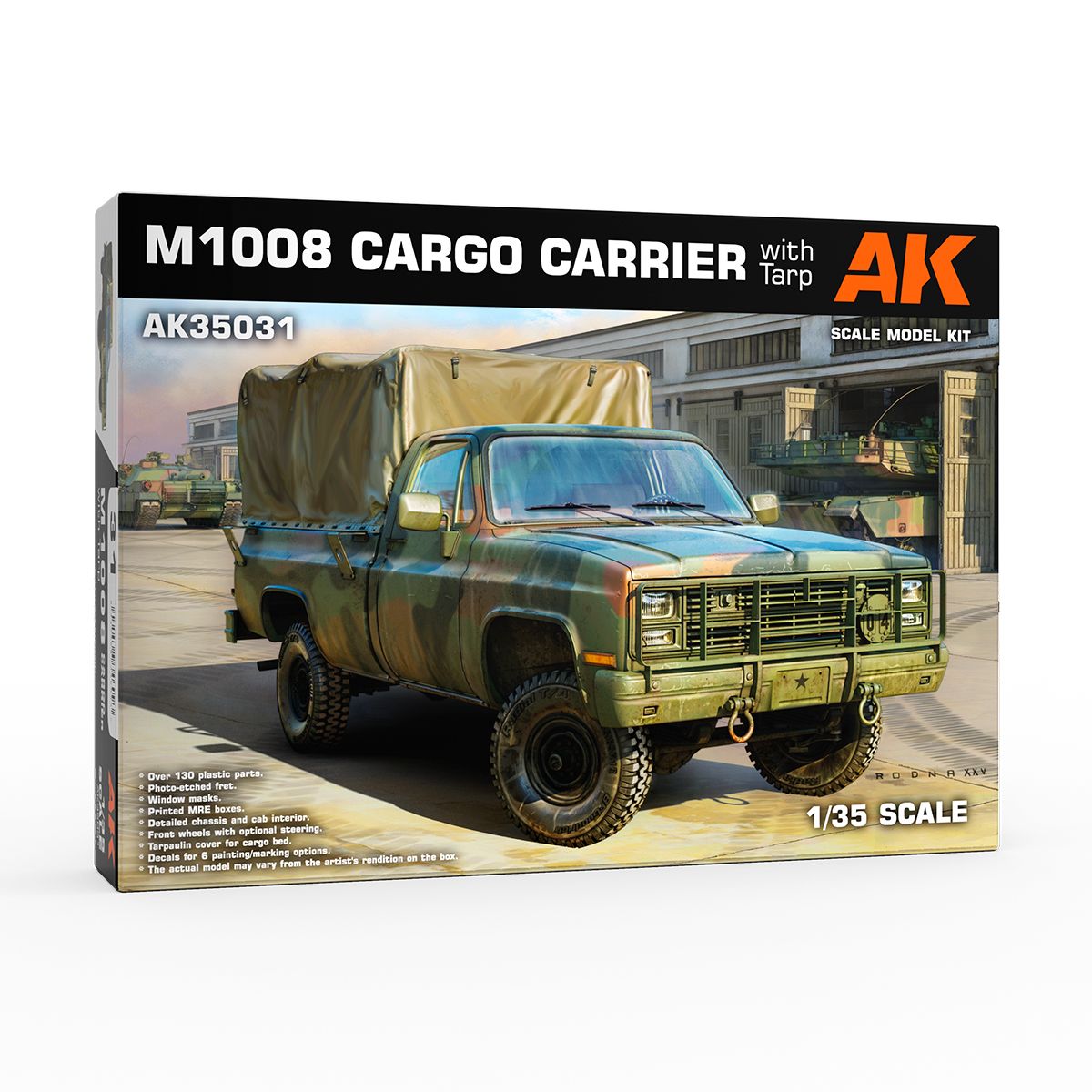 1:35 M1008 TROOP CARRIER WITH TARP