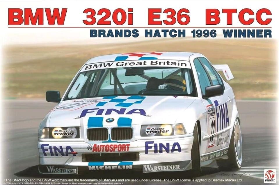 1:24 BMW 320i BTCC Brands Hatch 1996 Winner