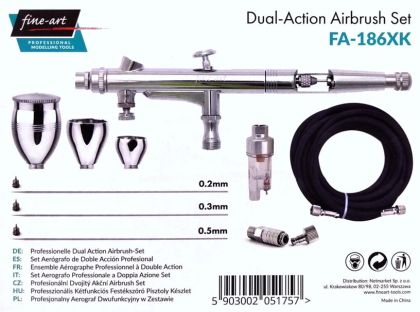 Dual-Action Airbrush Set FA-186XK