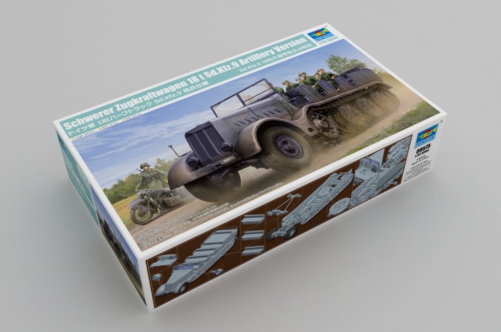 1:35 Schwerer Zugkraftwagen 18 t Sd.Kfz.9 Artillery Version