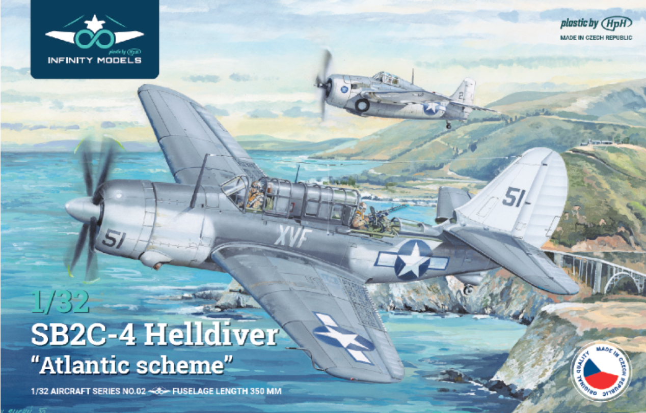 1:32 Curtiss SB2C-4 Helldiver Atlantic scheme