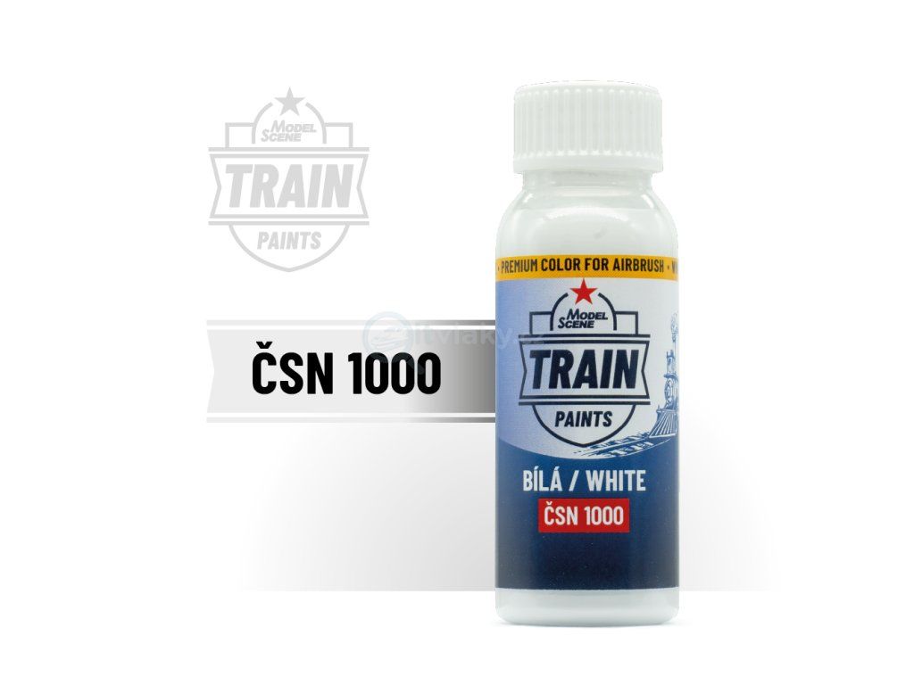 MS Train Paints - ČSN 1000 Bílá (30 ml)