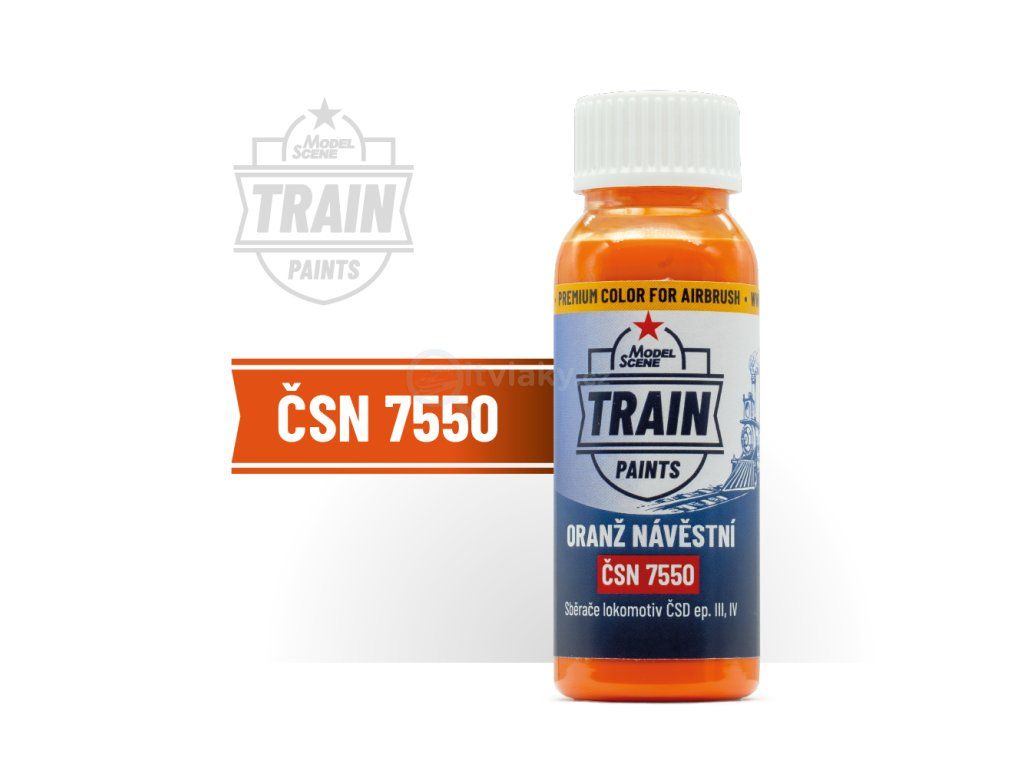 MS Train Paints - ČSN 7550 Oranž návěstní (30 ml)