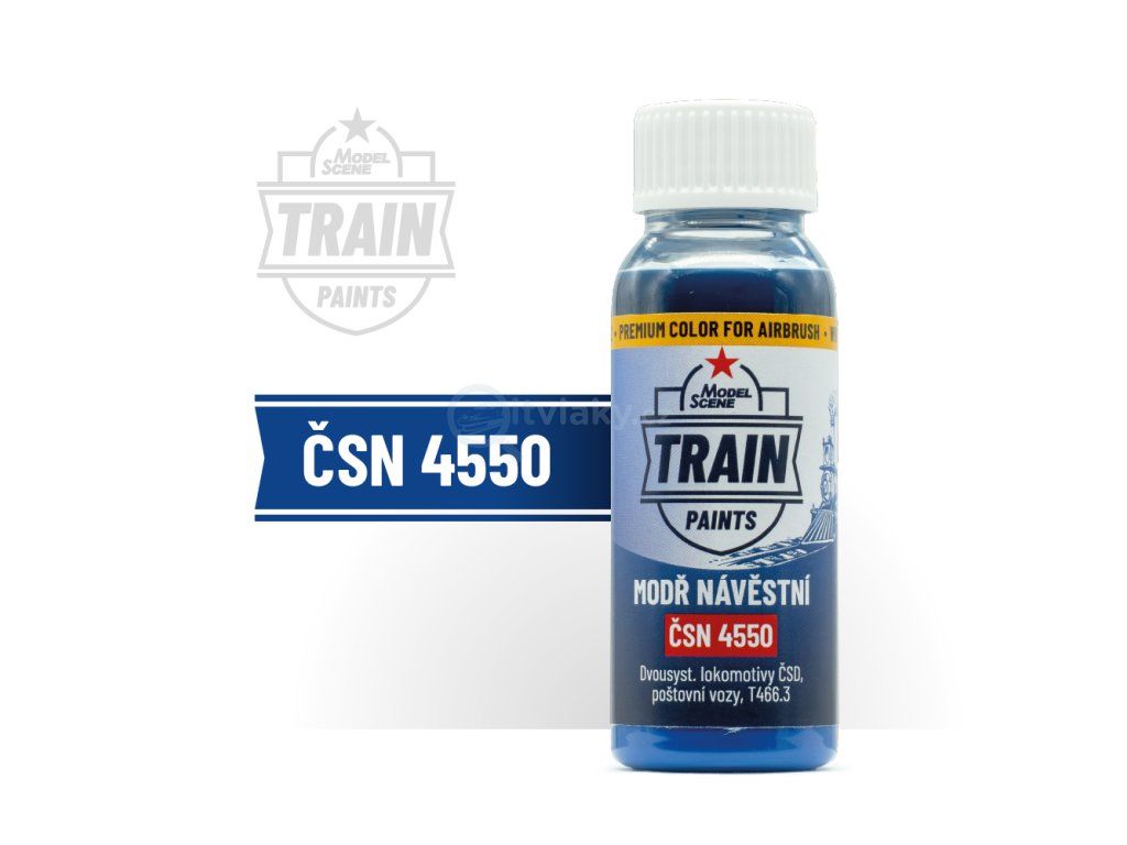 MS Train Paints - ČSN 4550 Modř návěstní (30 ml)