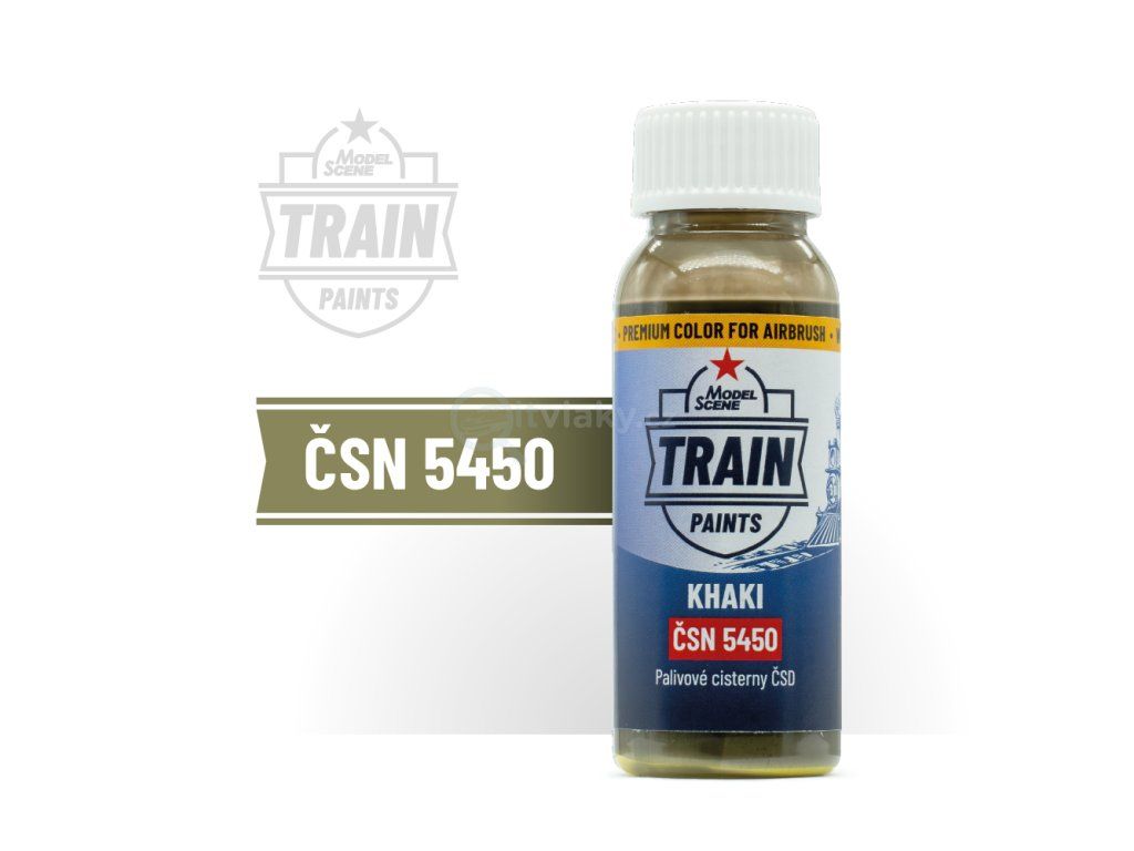 MS Train Paints - ČSN 5450 Khaki (30 ml)