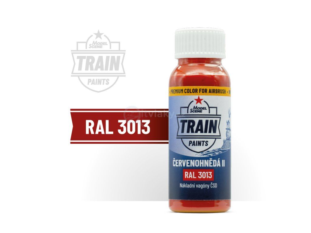 MS Train Paints - RAL 3013 Červenohnědá II. (30 ml)
