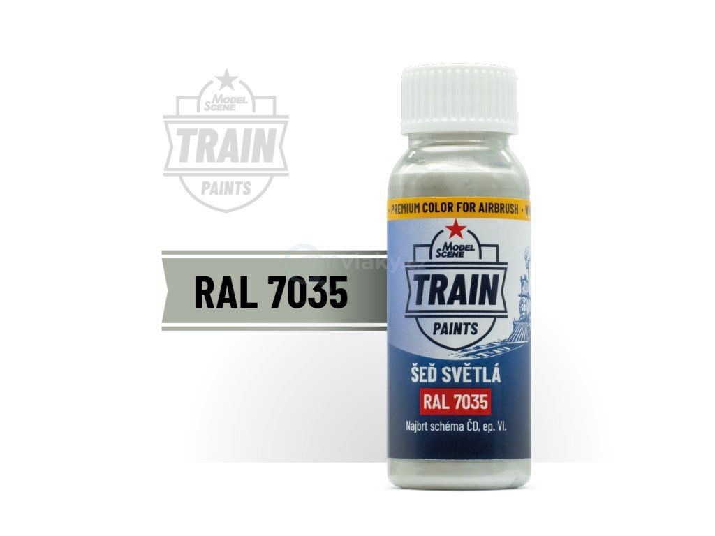 MS Train Paints - RAL 7035 Šeď světlá (30 ml)