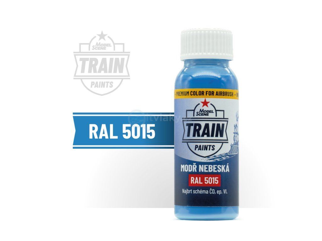 MS Train Paints - RAL 5015 Modř nebeská (30 ml)
