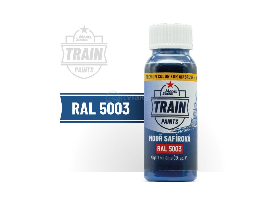 MS Train Paints - RAL 5003 Modř safírová (30 ml)