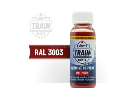 MS Train Paints - RAL 3003 Rubínově červená (30 ml)