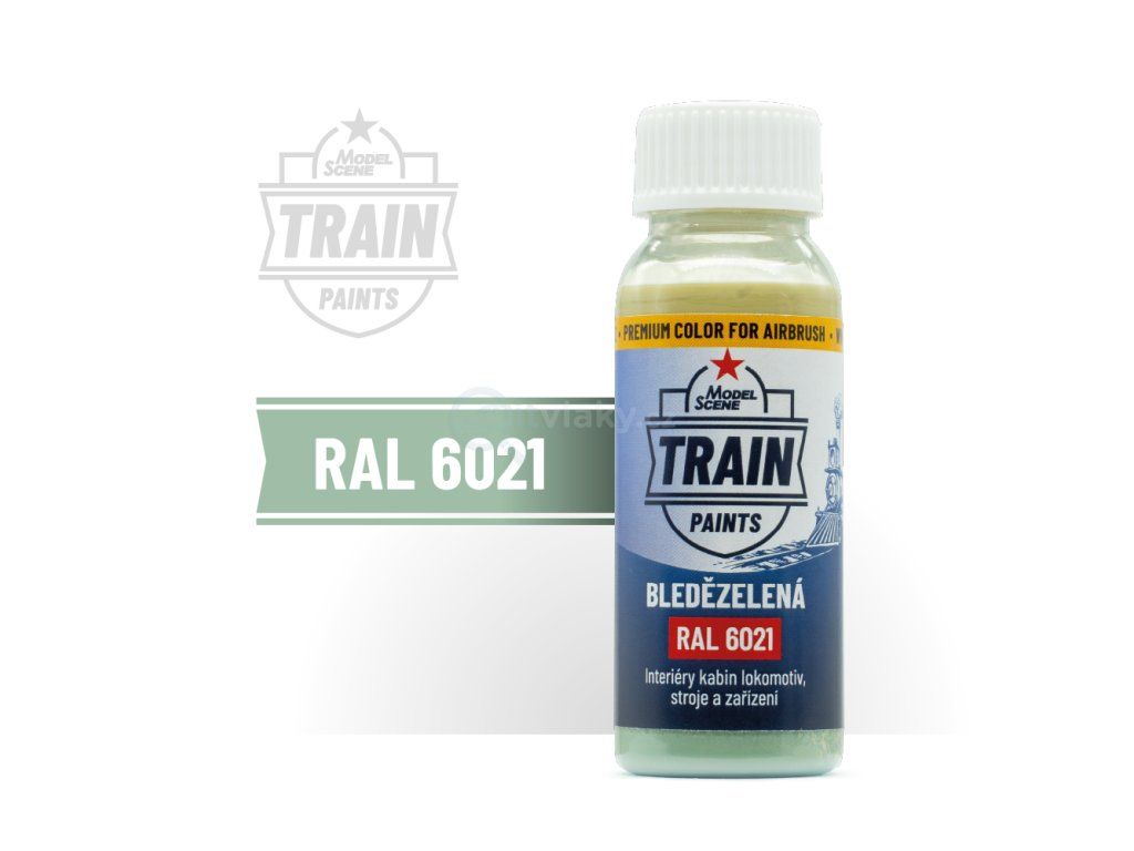 MS Train Paints - RAL 6021 Bledězelená (30 ml)