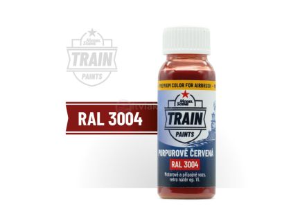 MS Train Paints - RAL 3004 Purpurově červená (30 ml)