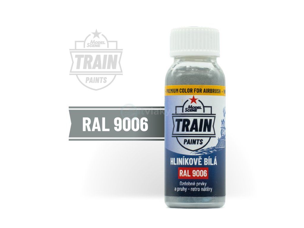 MS Train Paints - RAL 9006 Hliníkově bílá (30 ml)