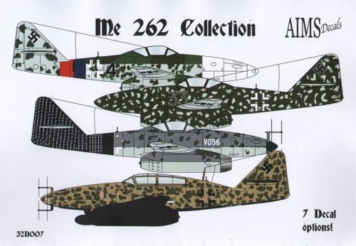 1:32 Me-262 A/B Collection (7 schemes)