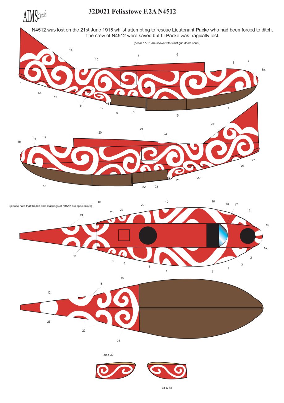 1:32 Felixstowe F.2A N4512