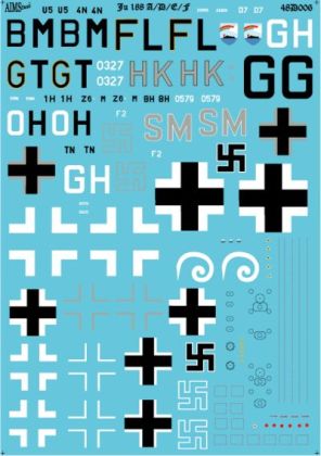 1:48 Junkers Ju-188A-2 / Ju-188 D-2 / Ju-188E-1 / Ju-188F-1 Collection