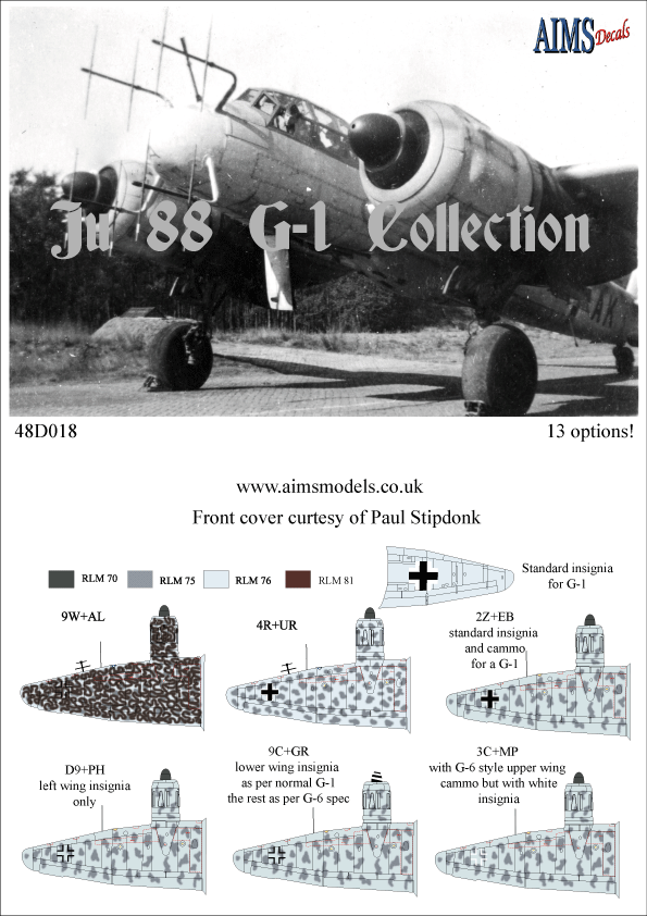1:48 Junkers Ju-88 G-1 Collection