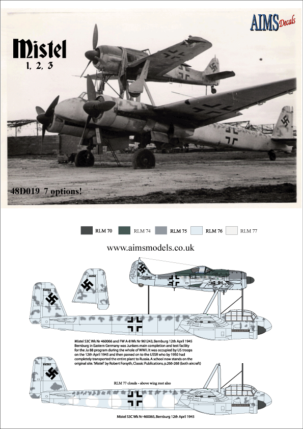 1:48 Mistel 1 / 2/ 3