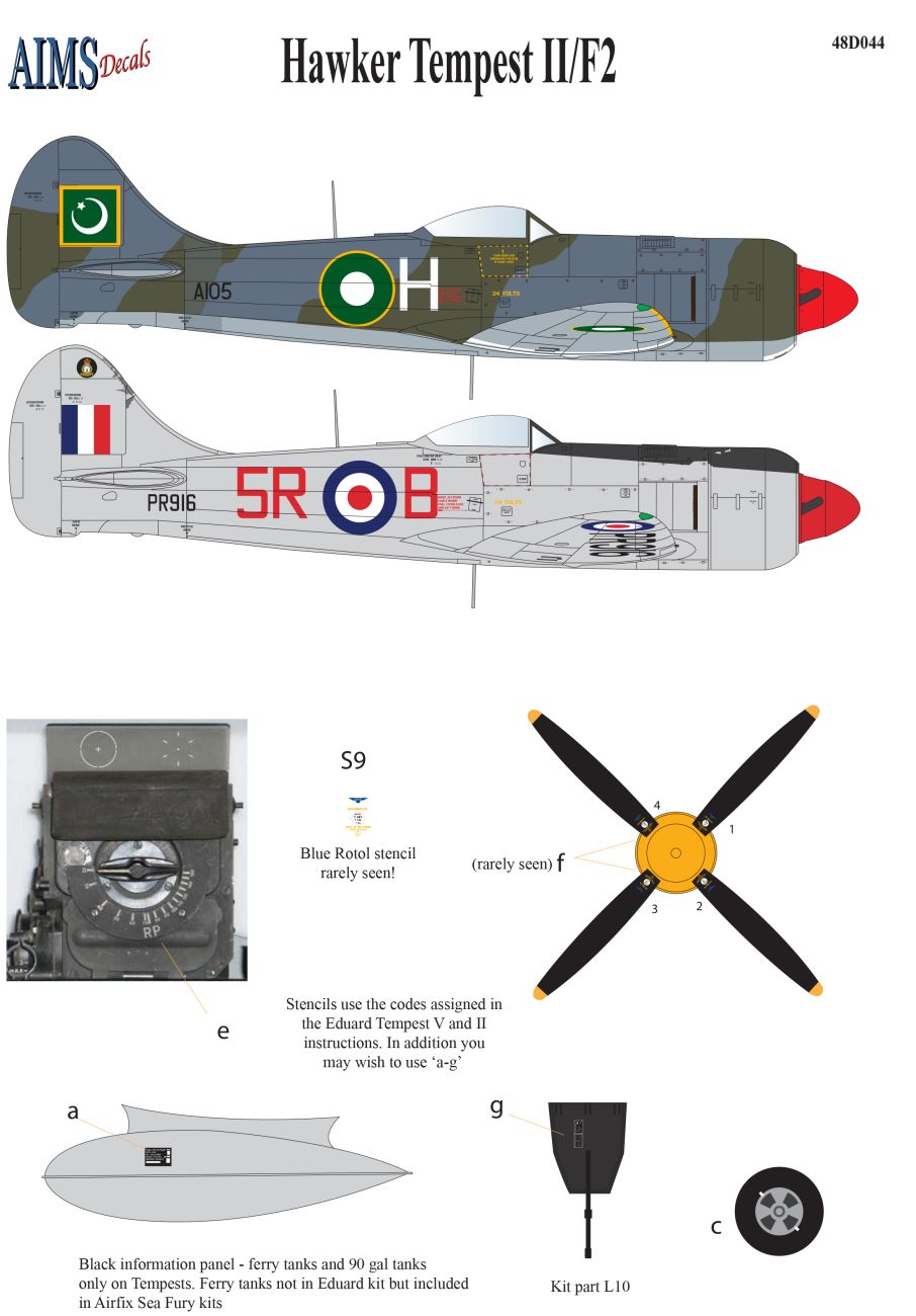 1:48 Hawker Tempest Mk.II