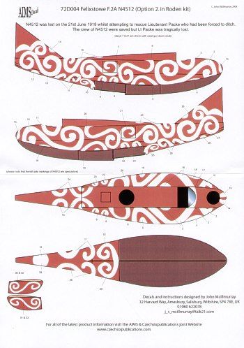 1:72 Felixstowe F.2A N4512