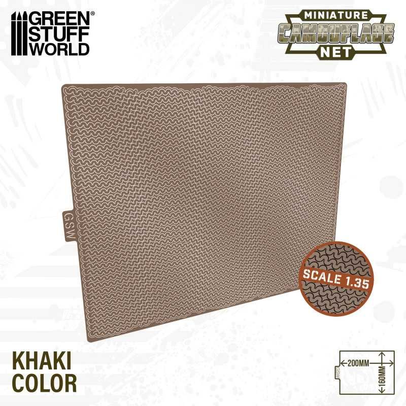 1:35 Miniature Camouflage Nets Khaki