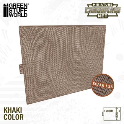 1:35 Miniature Camouflage Nets Khaki