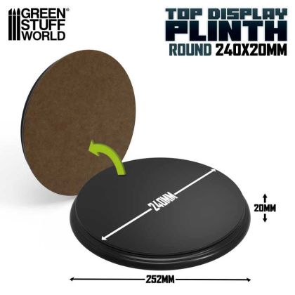 Round Top Display Plinth 240mm