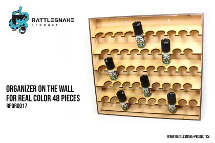 Organizer on the wall for Real Color 48 pieces