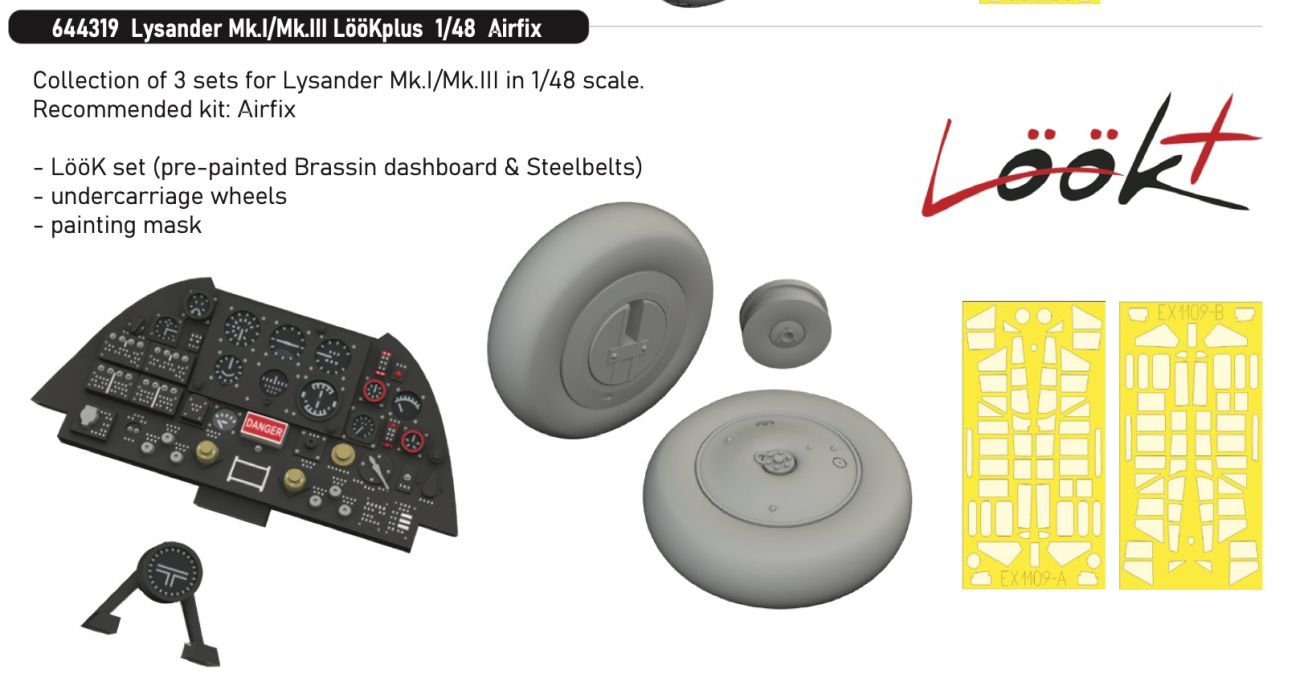 1:48 Lysander Mk.I/Mk.III LooKplus