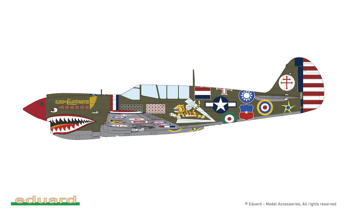 1:48 15,000th P-40N Warhawk