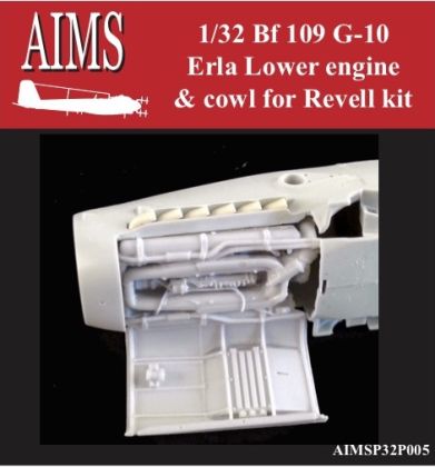 1:32 Messerschmitt Bf-109 G-10 - lower engine plug and cowl (for Revell kits)