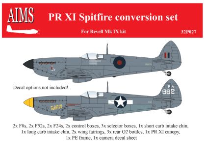 1:32 Pr.XI Spitfire - Conversion Set (for Revell Supermarine Spitfire Mk.IXc kit)