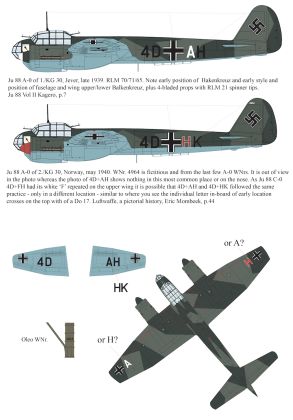 1:32 Junkers Ju-88 A-0 - Conversion Set (for the Revell Ju 88 A-1 kit)