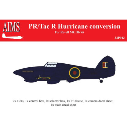 1:32 PR Hawker Hurricane - Conversion Set (for Revell Mk.IIB / Mk.IIC / Mk.I)