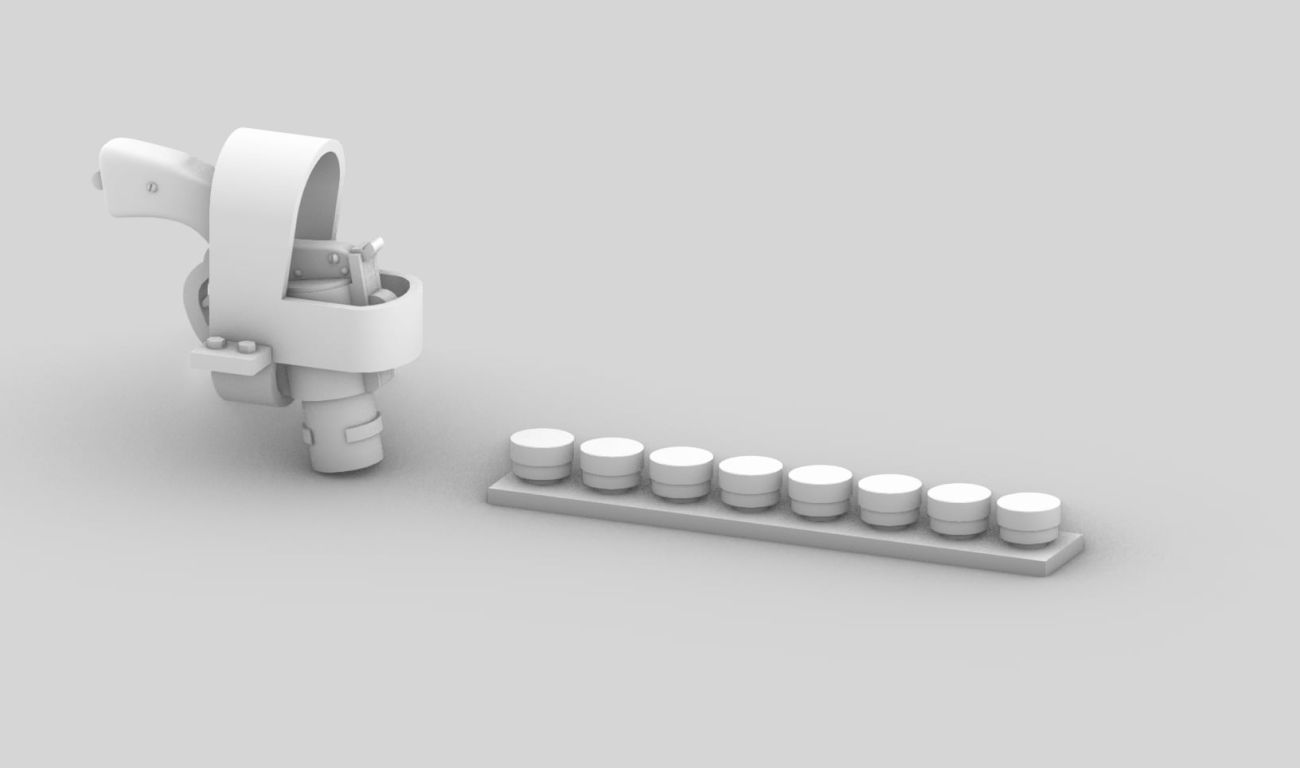 1:32 Supermarine Spitfire Mk.Ia / Seafire - Flare Pistol and Flares (for Kotare kits)