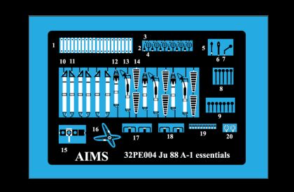 1:32 Junkers Ju-88 A-1 - Essentials (designed to be used with Revell kits)