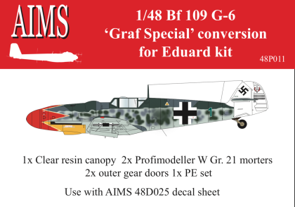 1:48 Bf-109 G-6 'Graf Special' (designed to be used with Eduard kits)