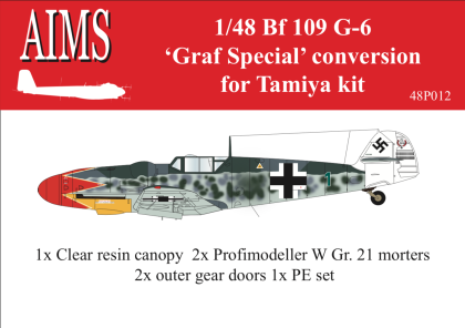 1:48 Bf-109 G-6 'Graf Special' (designed to be used with Tamiya kits)