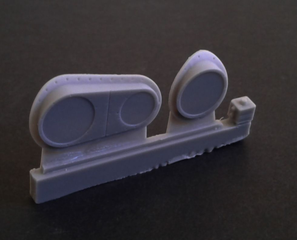 1:48 Ju-88 A-1(F) / A-5(F) - camera fairings and control box (for ICM Ju-88A-5 kits)