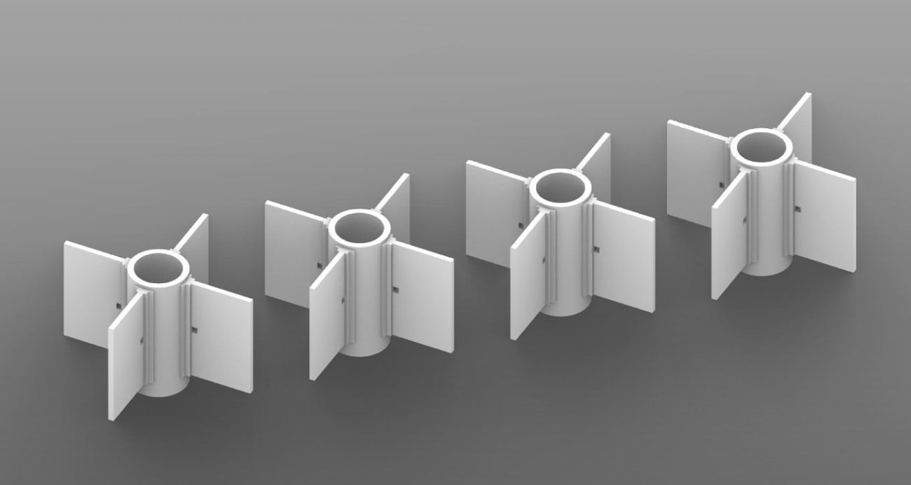 1:48 British RP-3 WWII Flights - for Eduard Tempest kits (8 pcs / 3D-Printed)