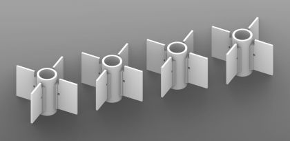 1:48 British RP-3 Post War Flights - for Eduard Tempest kits (3D-printed) 