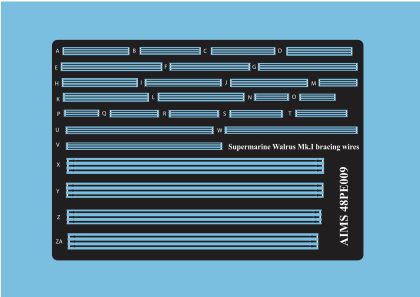 1:48 Supermarine Walrus Mk.I/Mk.II - Bracing Wires (for Airfix kits)