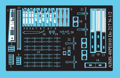 1:48 Dornier Do-217 N-1/2 (for ICM Do-217N-1 kits)