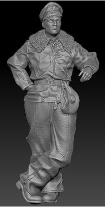 1:72 Luftwaffe Pilot - winter clothes