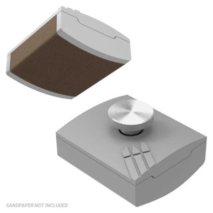 Hand sandpaper holder - Curved