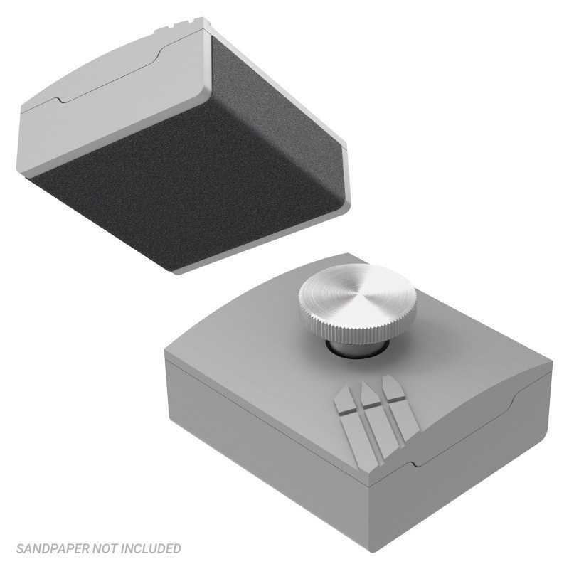 Hand sandpaper holder - Flat