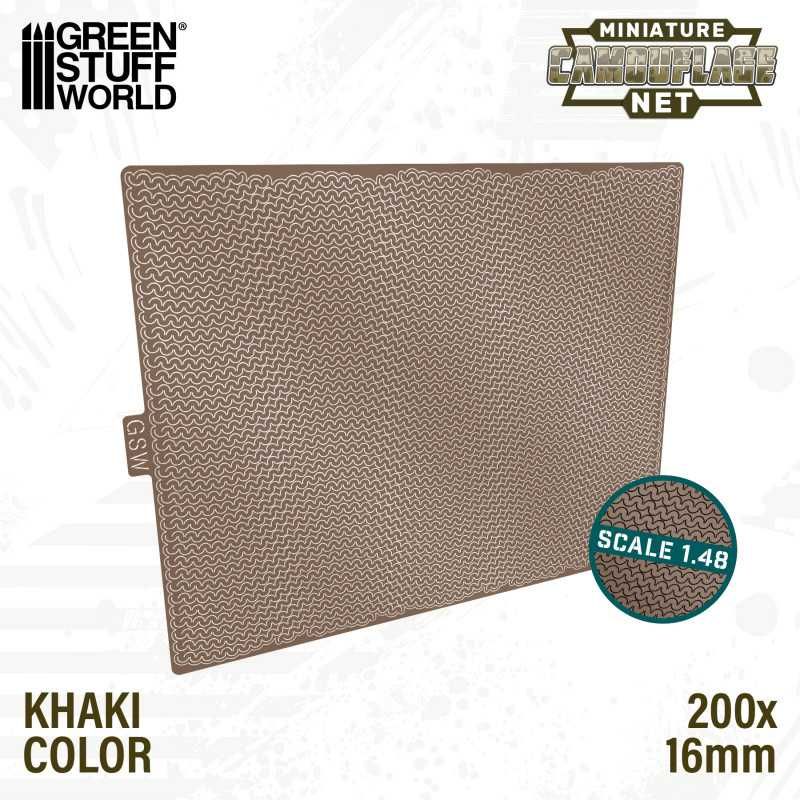 1:48 Miniature Camouflage Nets Khaki