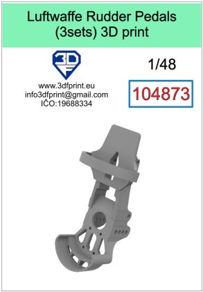 1:48 Luftwaffe rudder pedals