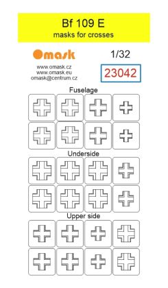 1:32 Bf 109 E masks for crosses