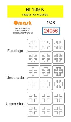 1:48 Bf 109 K masks for crosses